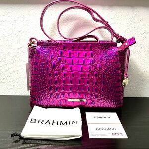 Brahmin Hillary VOLTAGE VIOLET MELBOURNE Vibrant Hot Pink & Purple